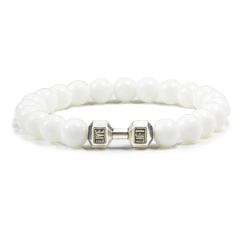 Bracelet en Pierre Volcanique Naturelle