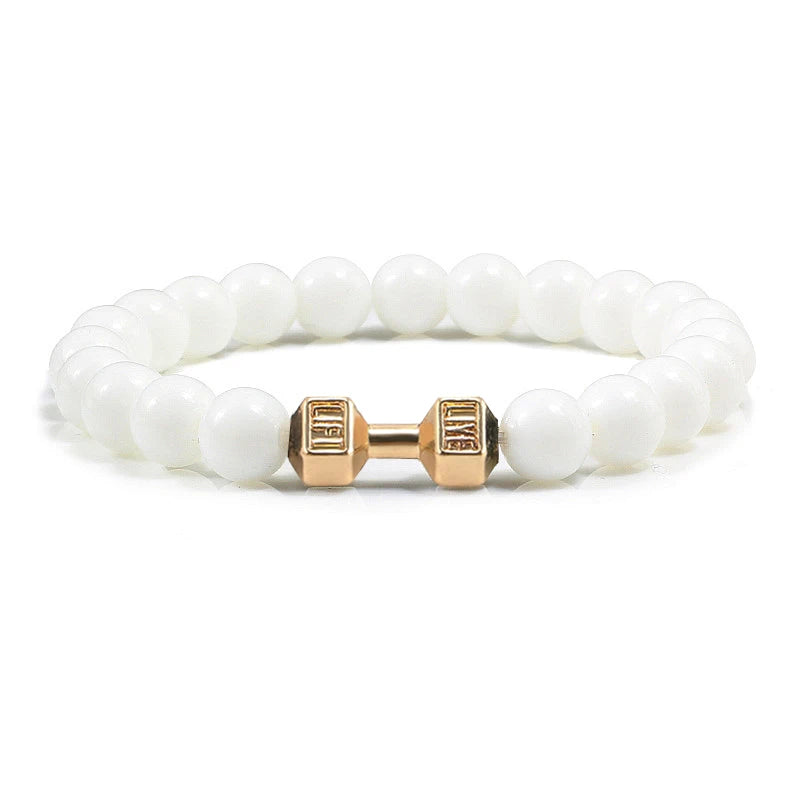 Bracelet en Pierre Volcanique Naturelle