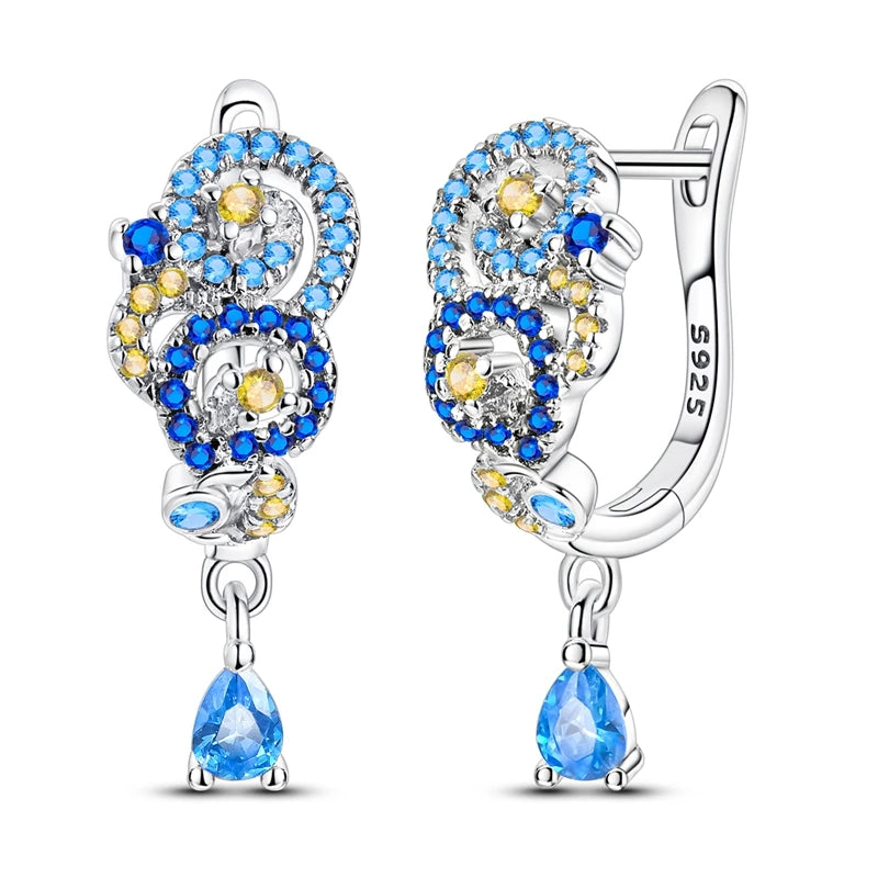 Boucles d'Oreilles Papillon Argent 925