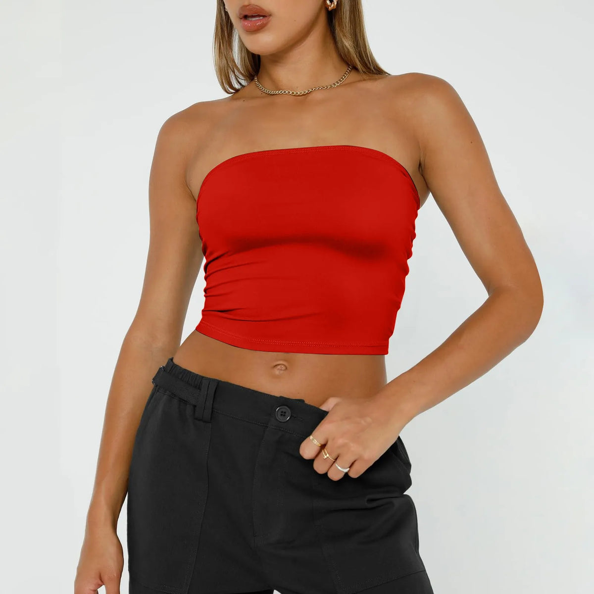Top Bandeau Femme Sans Bretelles