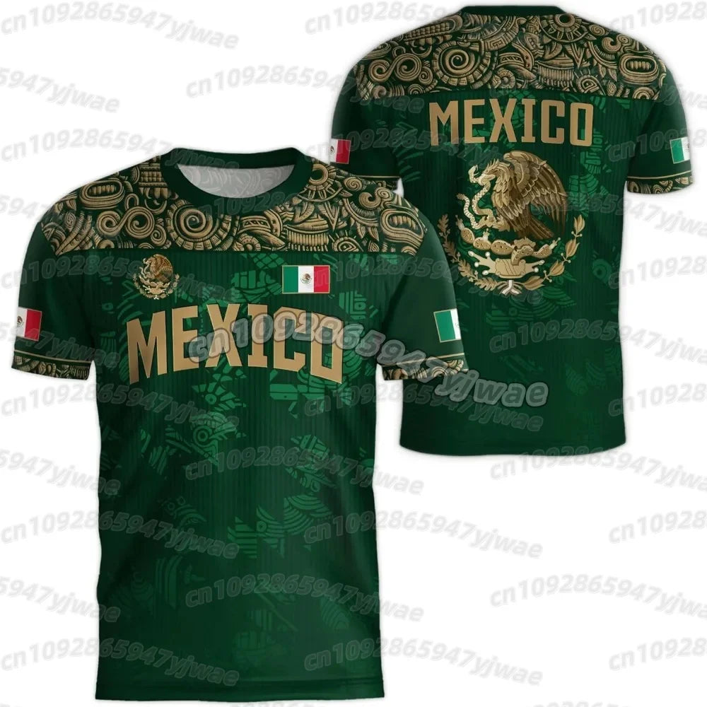 Maillot Mexique 2026 – Motif Drapeau National