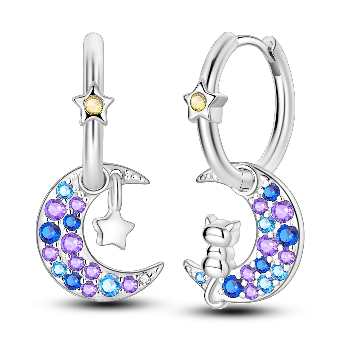 Boucles d'Oreilles Papillon Argent 925