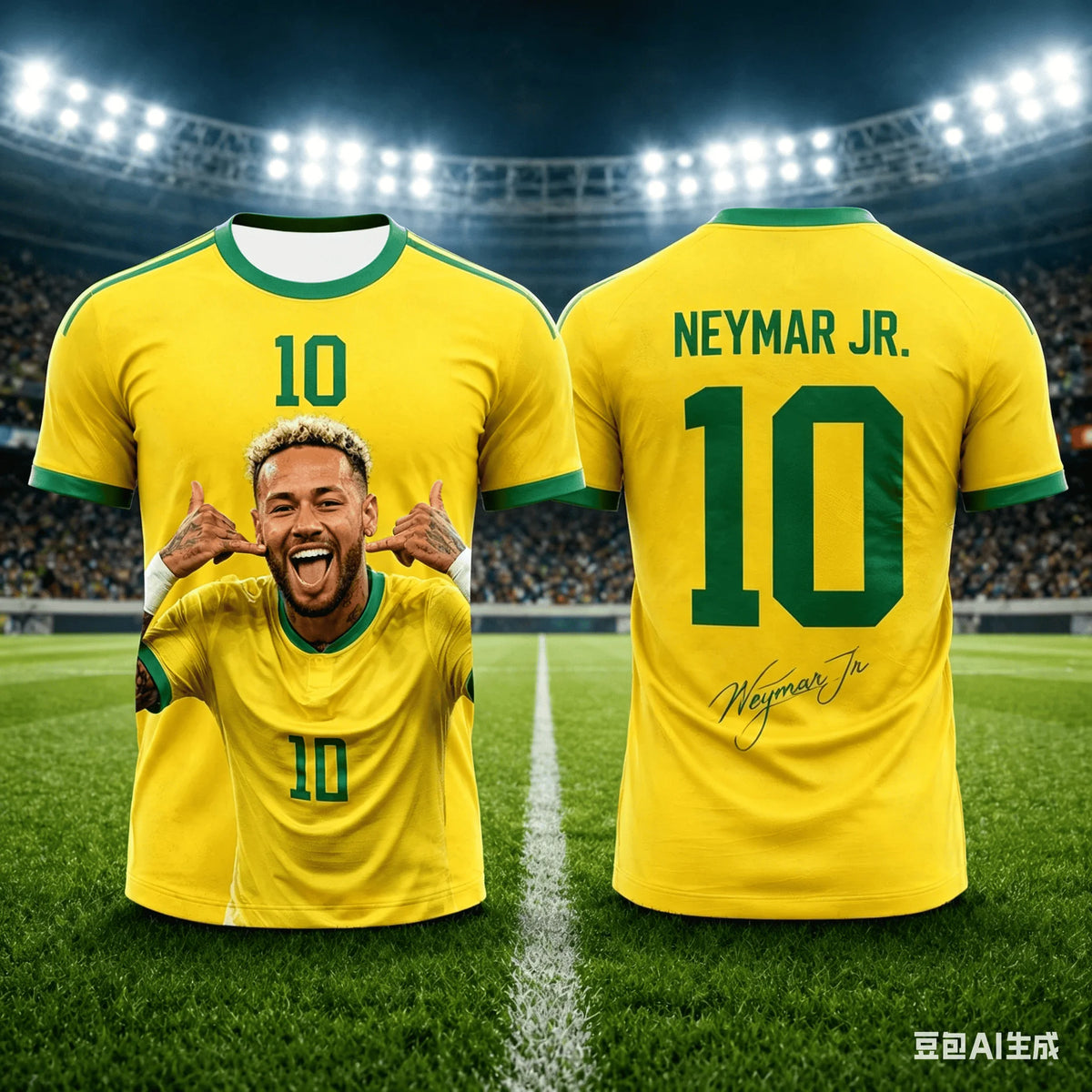 Maillot Neymar Jr N°10 – Équipe Nationale