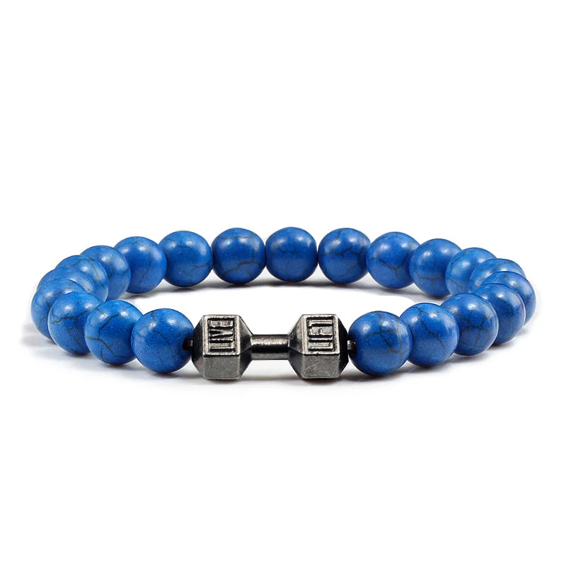 Bracelet en Pierre Volcanique Naturelle
