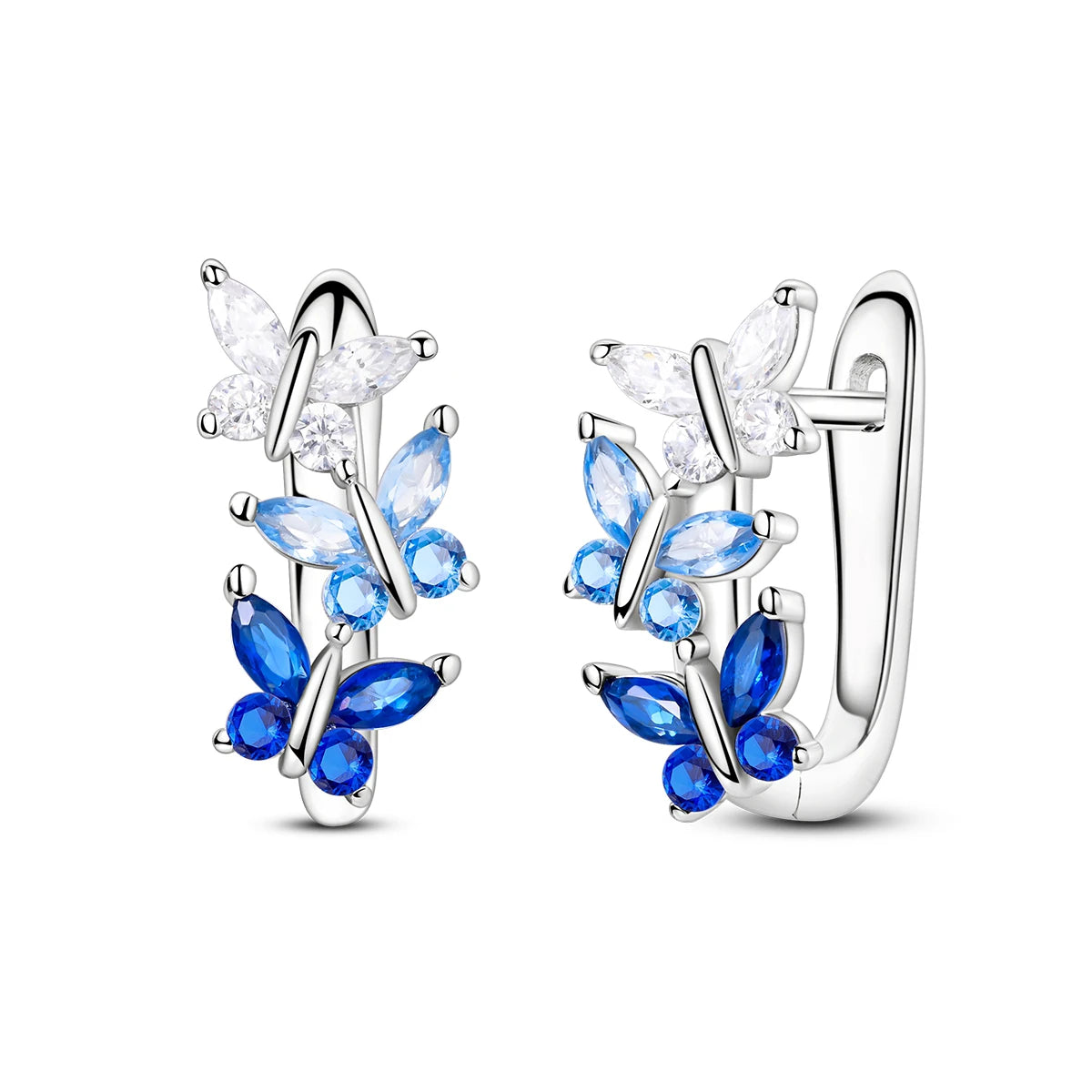 Boucles d'Oreilles Papillon Argent 925