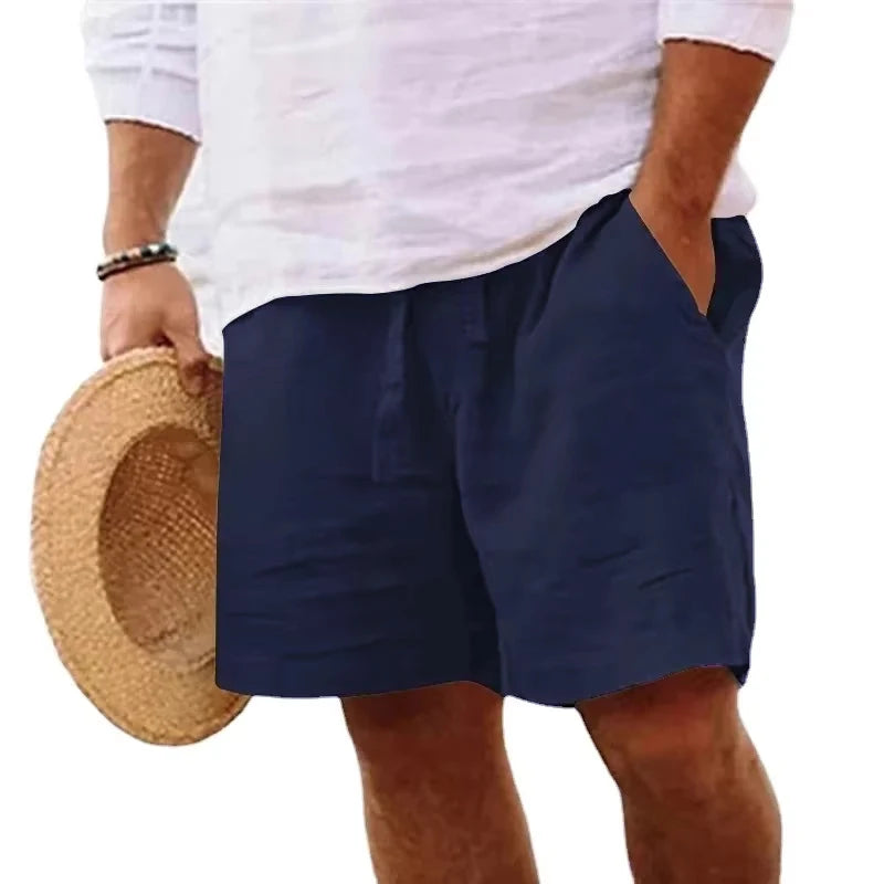 Short léger en coton homme