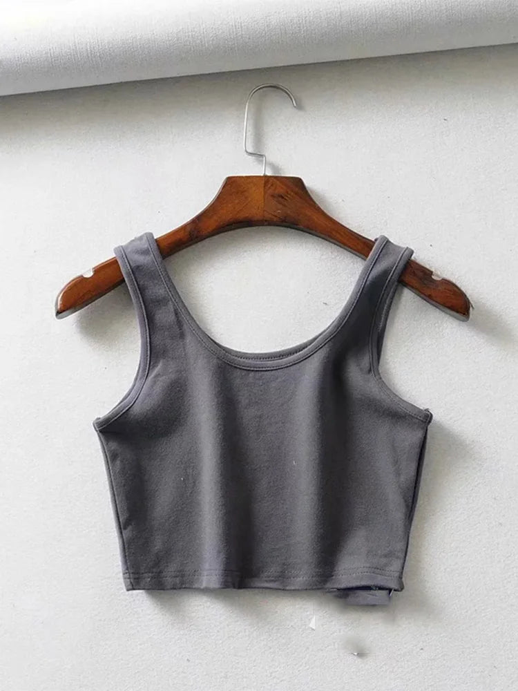 Crop Top Femme débardeur -  Élégance