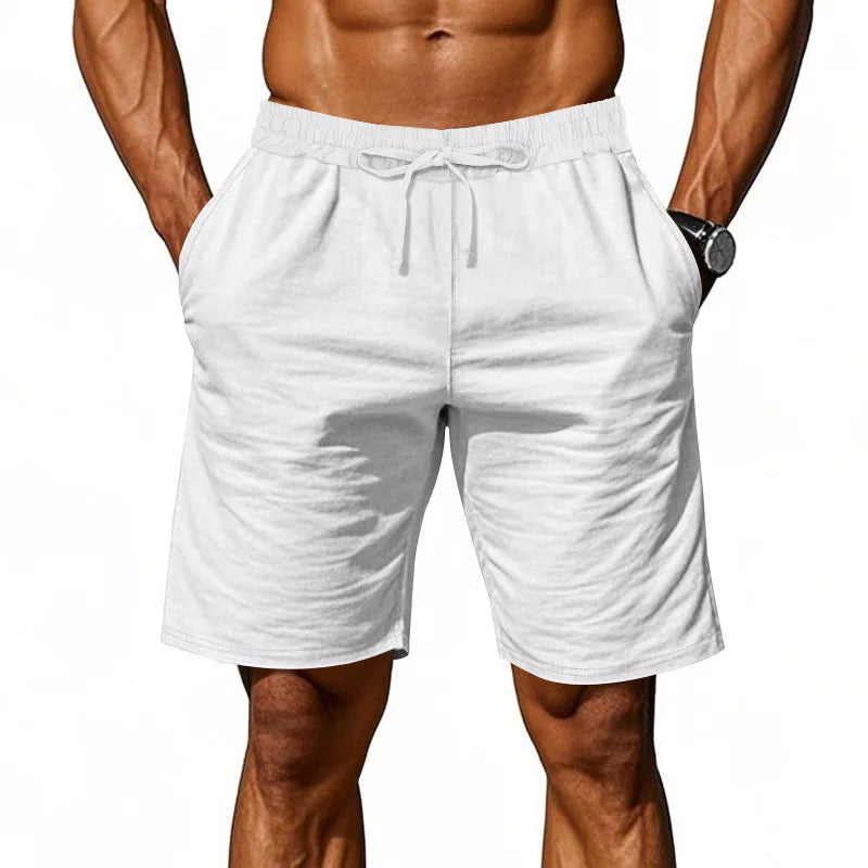 Short Homme en Coton et Lin