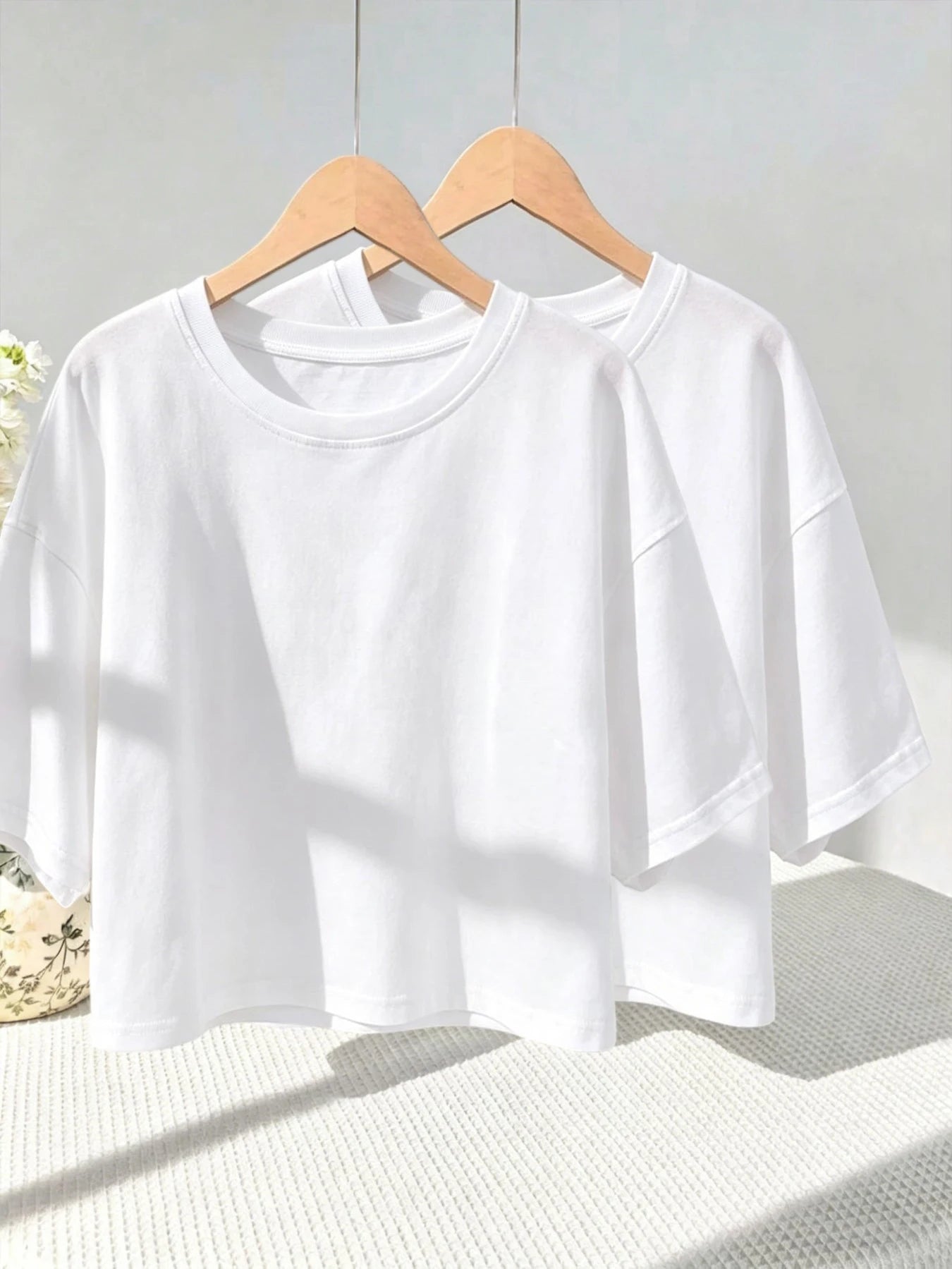 Duo T-Shirts Noir & Blanc