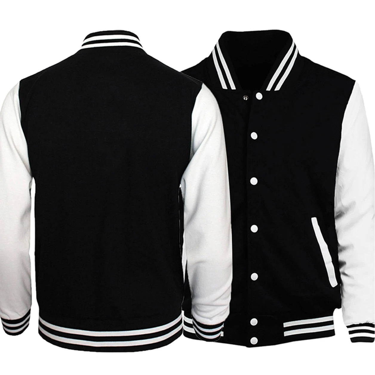 Veste Oversize Homme Noir & Blanc