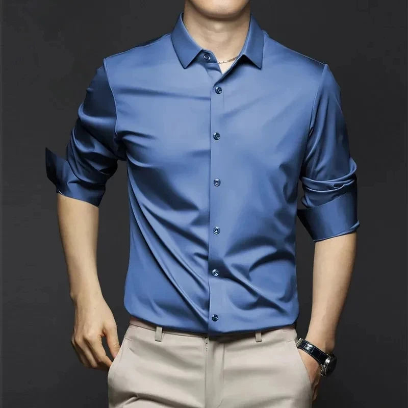 Chemise Homme Extensible Anti-Rides – Confort & Élégance