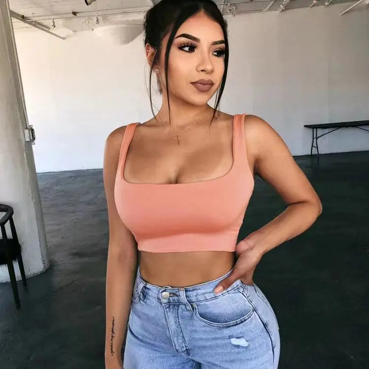 Crop Top Dos Nu Femme