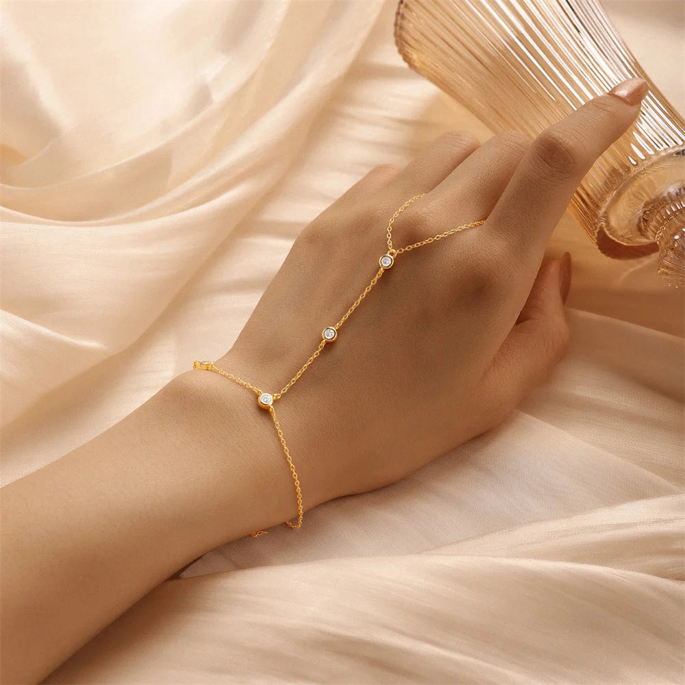 Bracelet Femme Cœur & Étoile en Argent 925