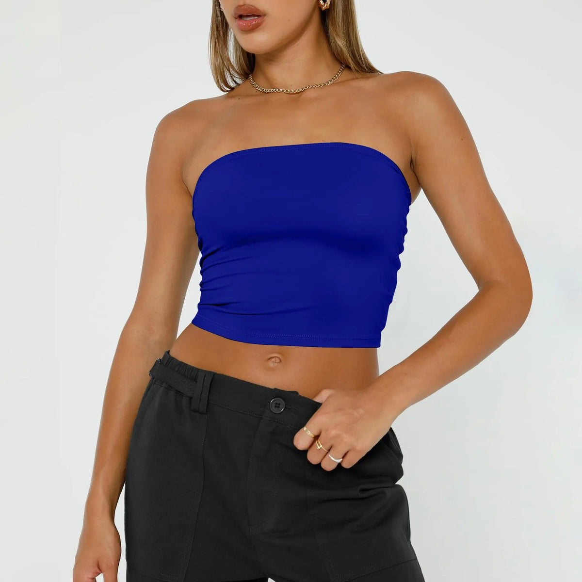 Top Bandeau Femme Sans Bretelles