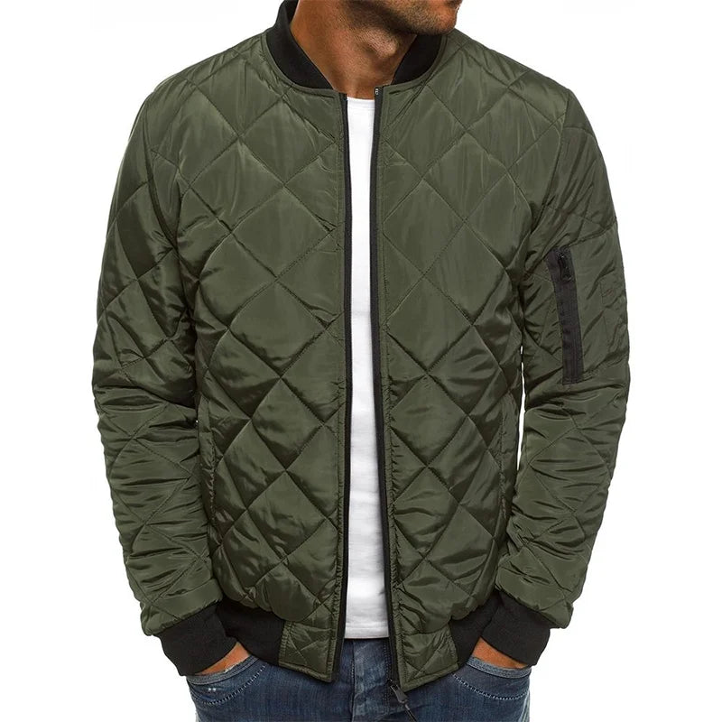Veste Bomber Homme Col Baseball