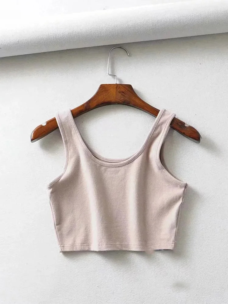 Crop Top Femme débardeur -  Élégance