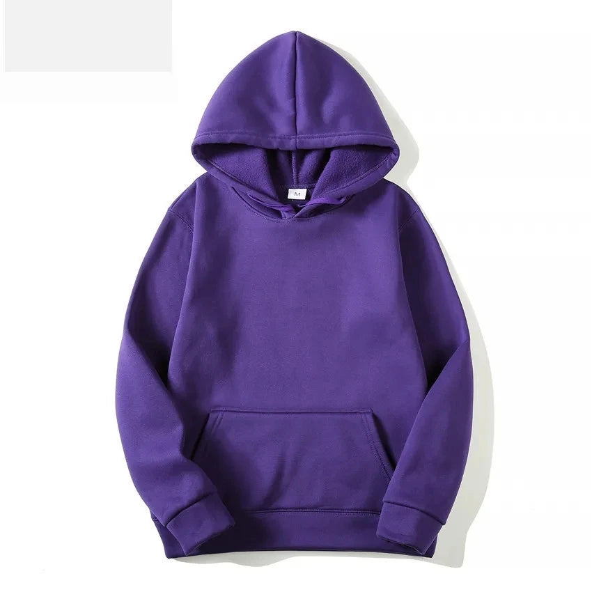 Sweat à Capuche Unisexe – Couleur Unie
