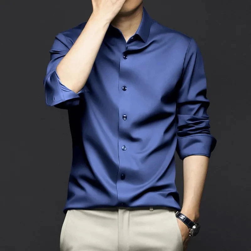 Chemise Homme Extensible Anti-Rides – Confort & Élégance