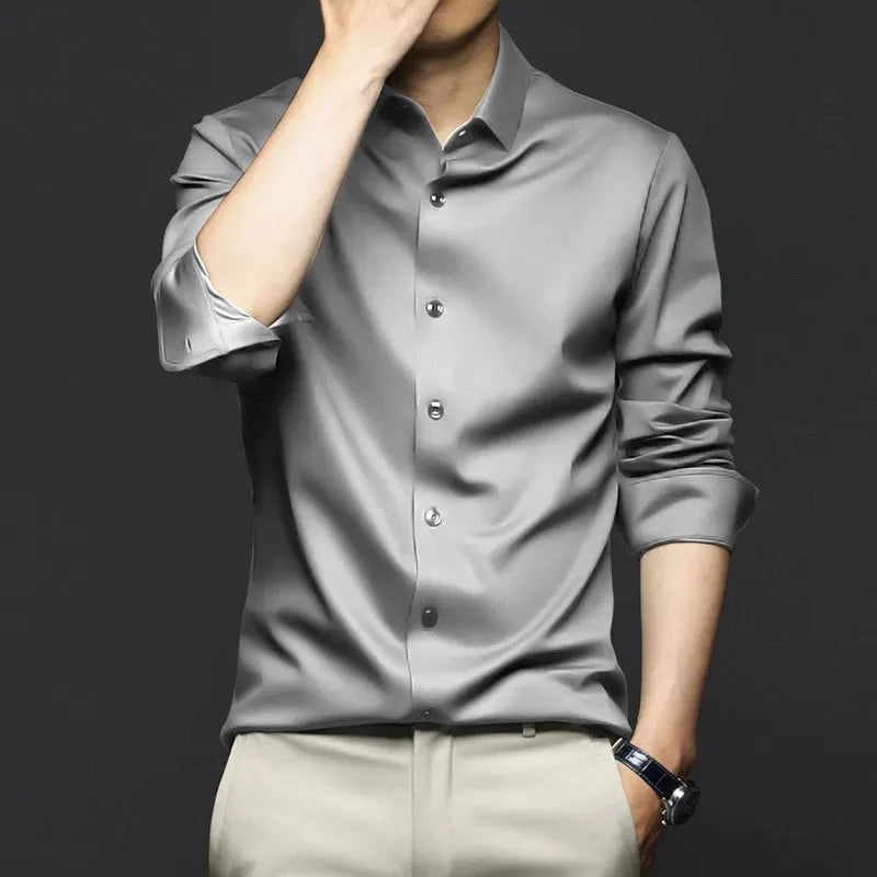Chemise Homme Extensible Anti-Rides – Confort & Élégance