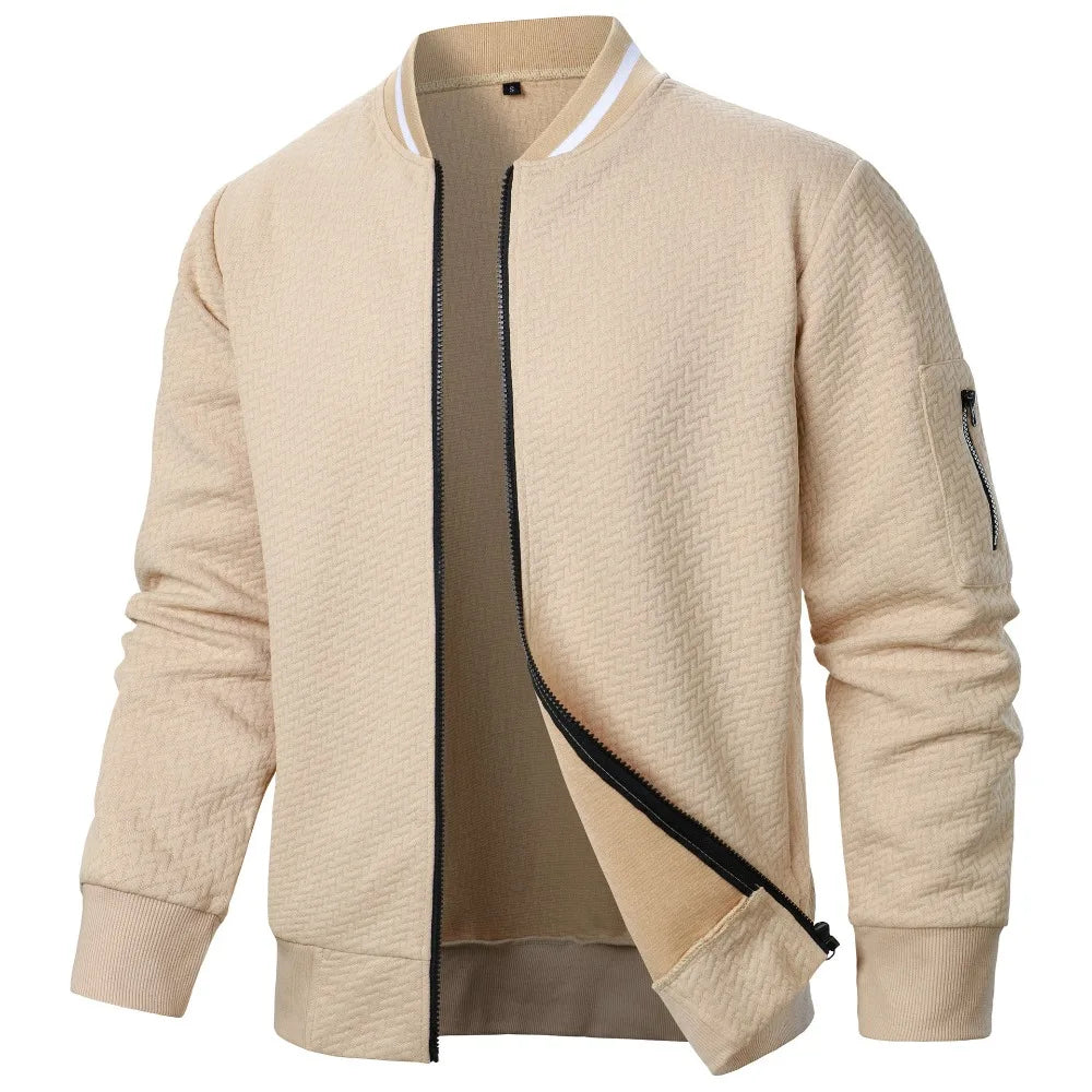 Veste Sweat Zippée Homme à Col Montant