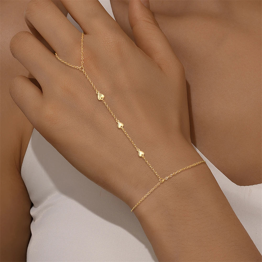 Bracelet Femme Cœur & Étoile en Argent 925
