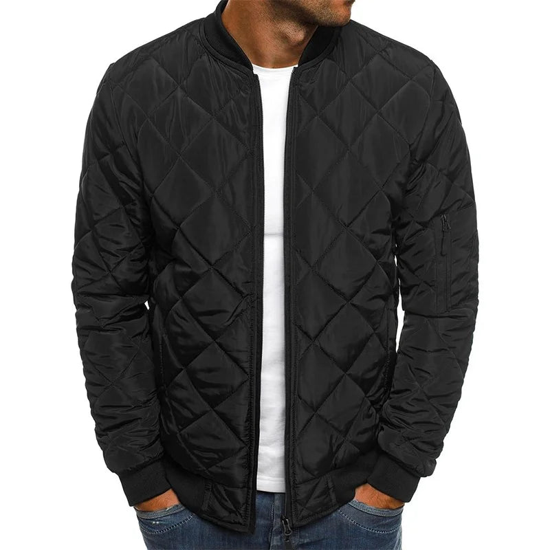 Veste Bomber Homme Col Baseball