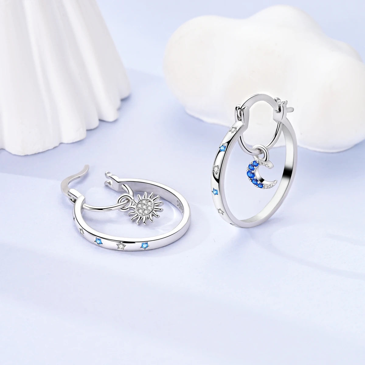 Boucles d'Oreilles Papillon Argent 925