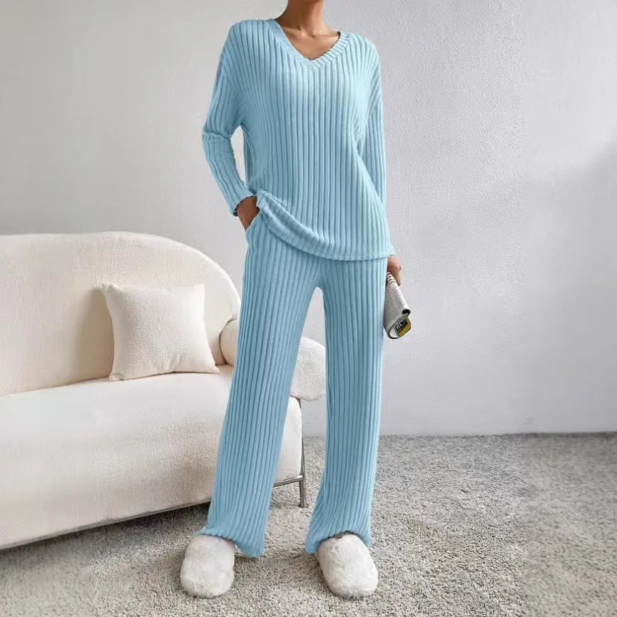 Ensemble Femme Confort – Haut à Manches Longues & Pantalon  Description