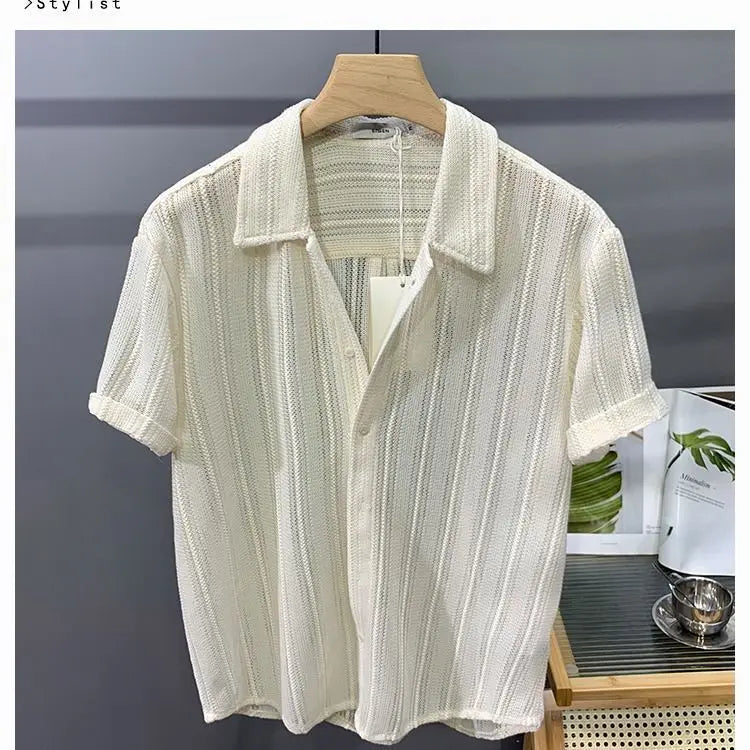 Chemise Homme Manches Courtes – Style Estival