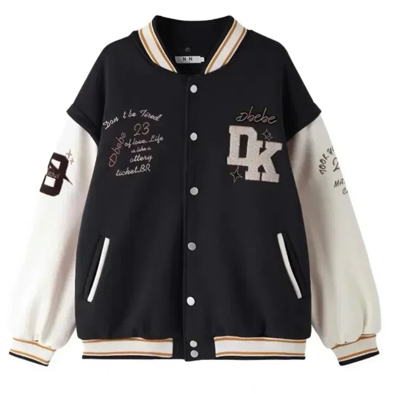Veste Brodée Style Américain Homme
