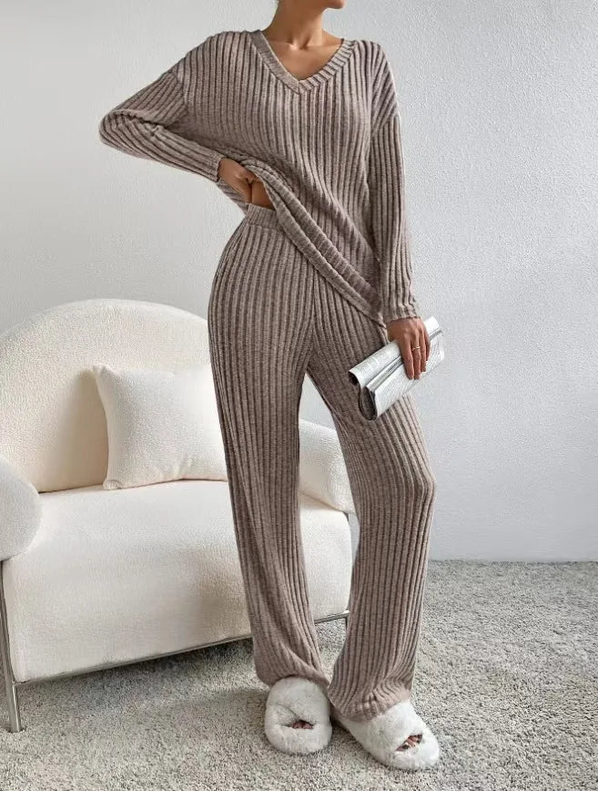 Ensemble Femme Confort – Haut à Manches Longues & Pantalon  Description