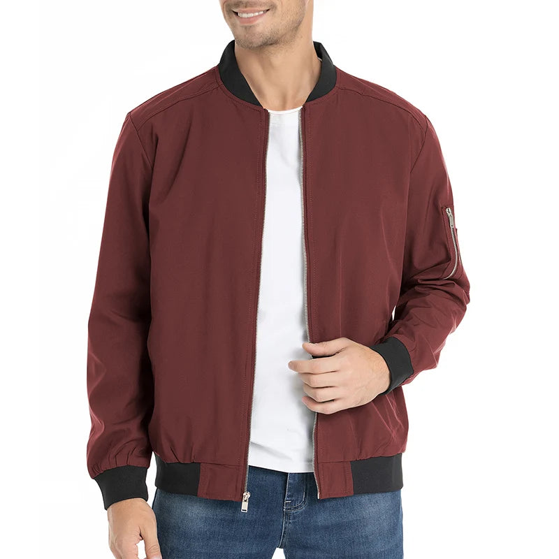 Veste Bomber Homme Décontractée