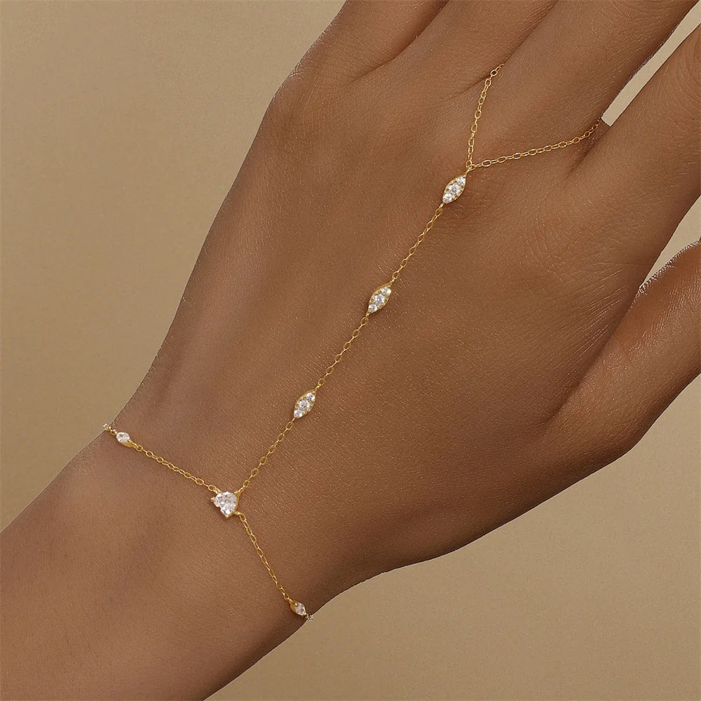 Bracelet Femme Cœur & Étoile en Argent 925