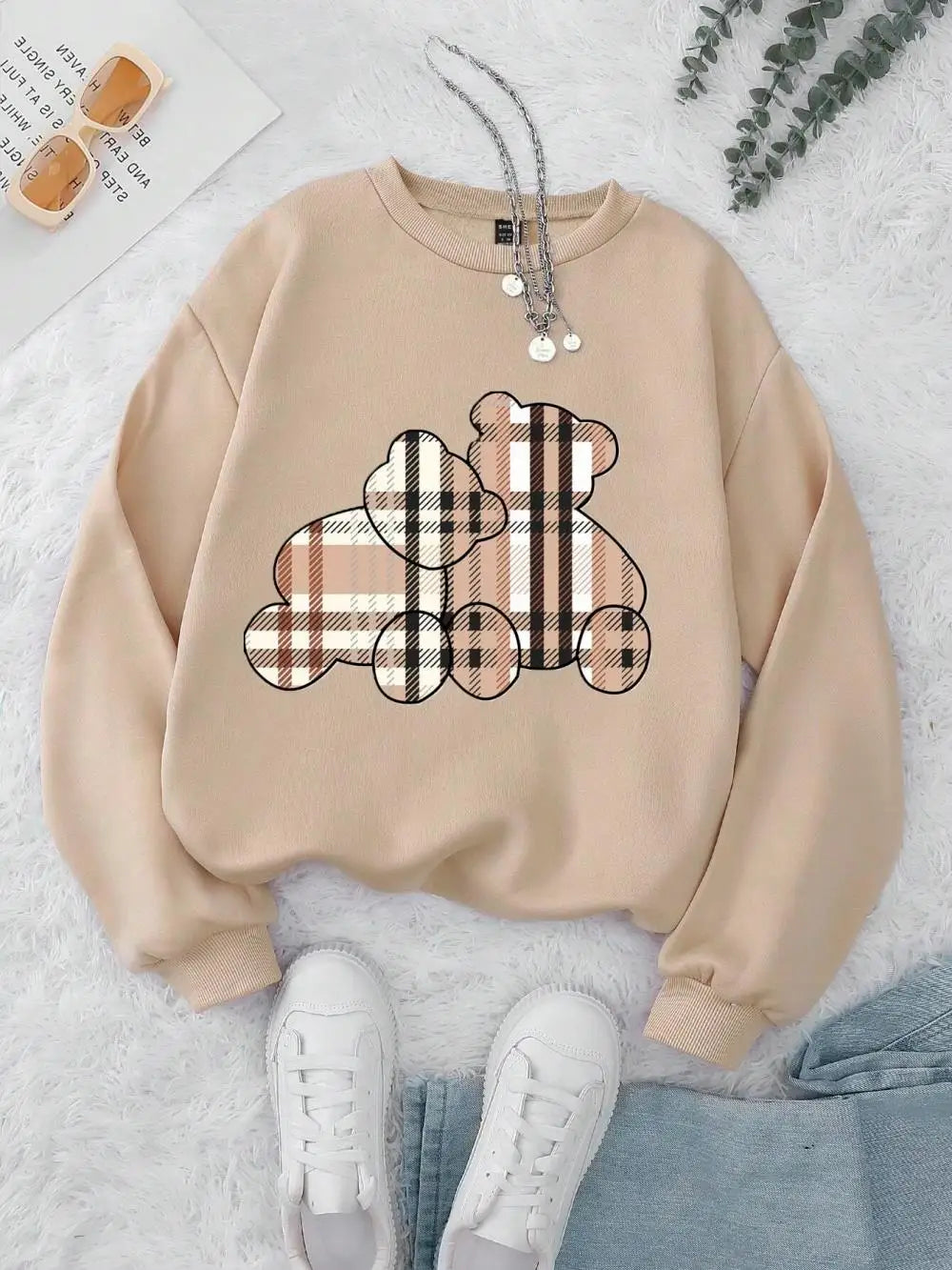 Sweat-shirts Femme Beige – Confort & Élégance