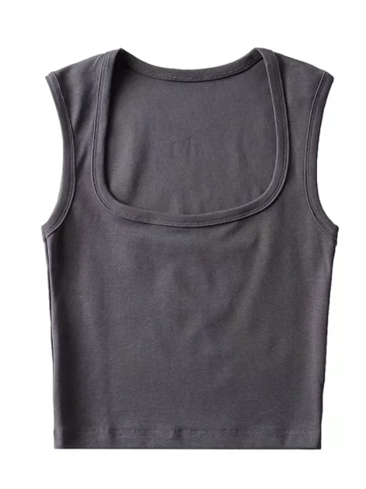 Top Col Carré Femme