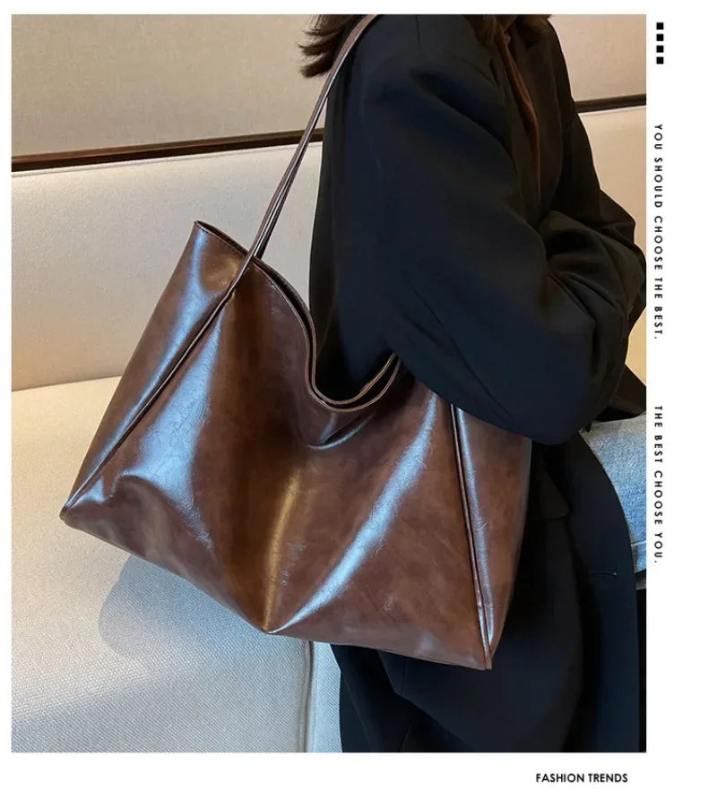 Sac Fourre-Tout Femme en Simili Cuir