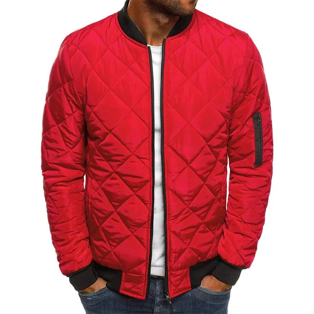 Veste Bomber Homme Col Baseball