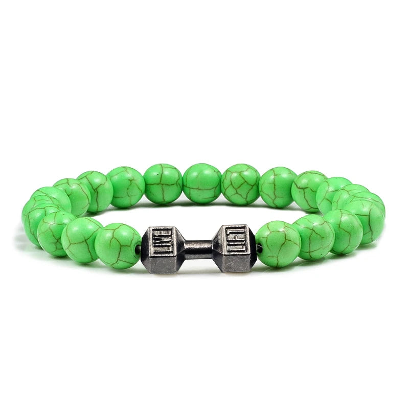 Bracelet en Pierre Volcanique Naturelle