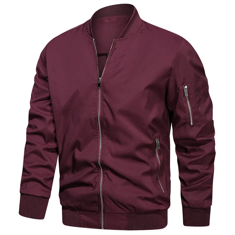 Veste Bomber Homme Décontractée