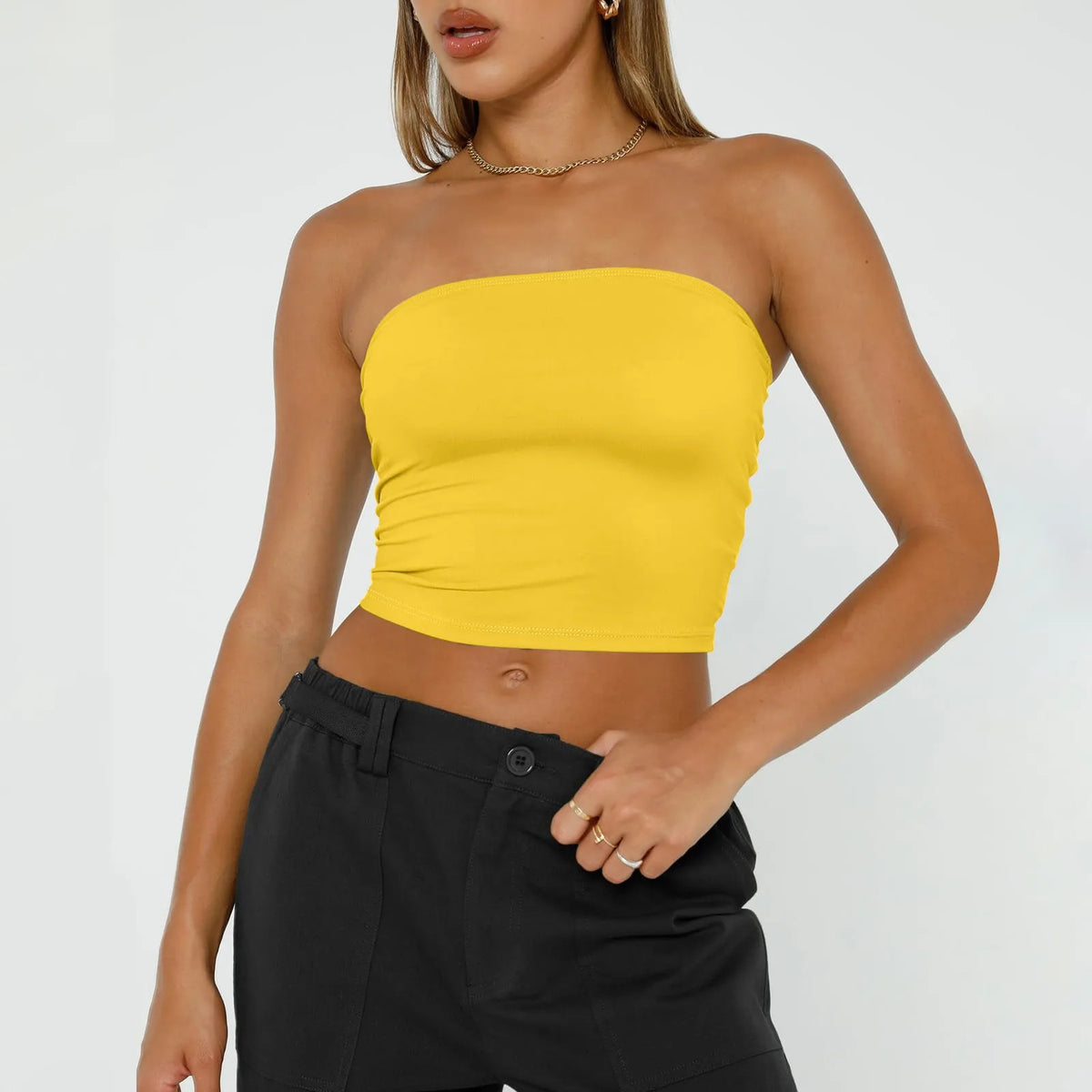 Top Bandeau Femme Sans Bretelles