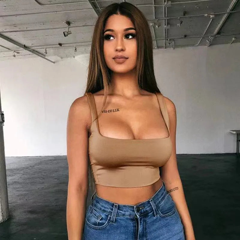 Crop Top Dos Nu Femme