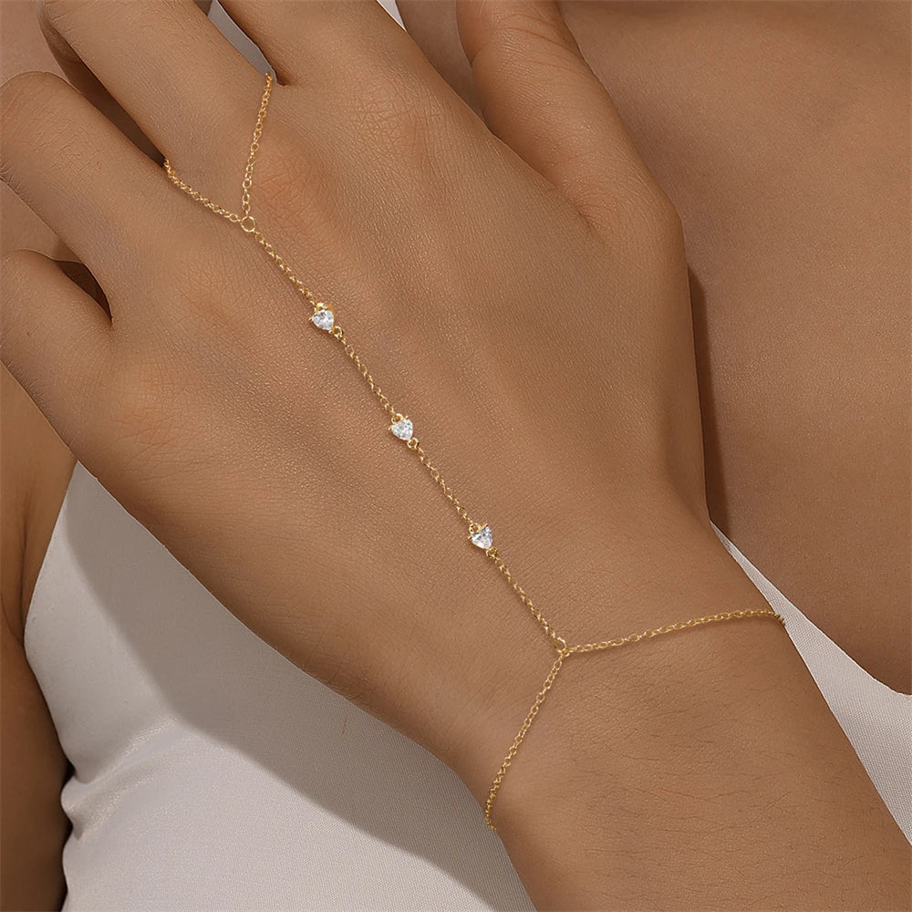 Bracelet Femme Cœur & Étoile en Argent 925