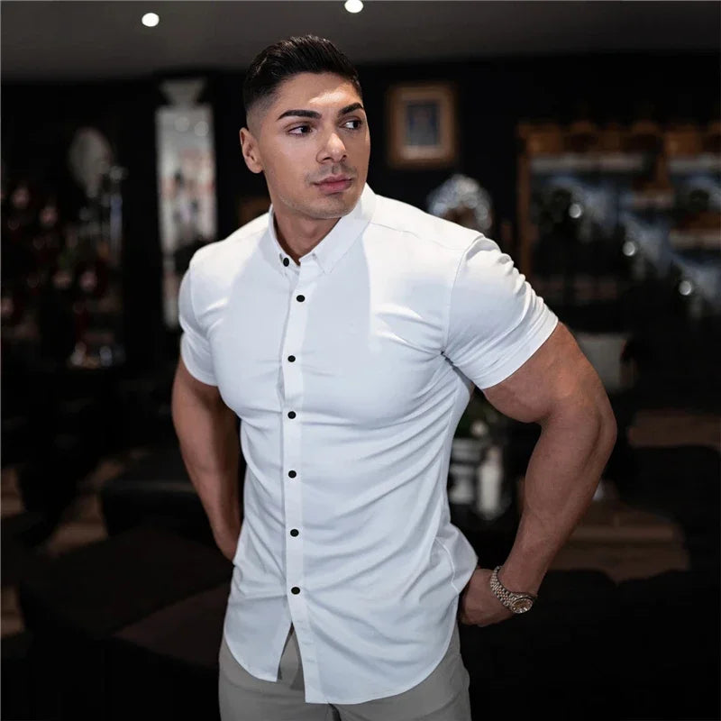 Chemise Homme Manches Courtes – Look Estival