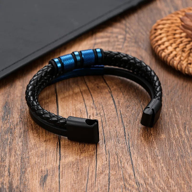 Bracelet Classique en Cuir pour Homme