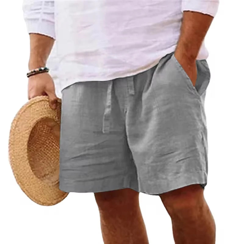 Short léger en coton homme