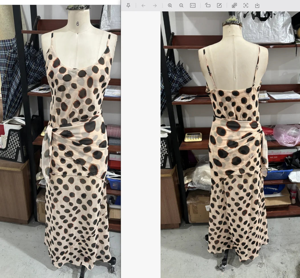 Robe d'été à différentes motif