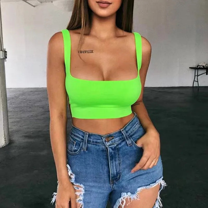 Crop Top Dos Nu Femme