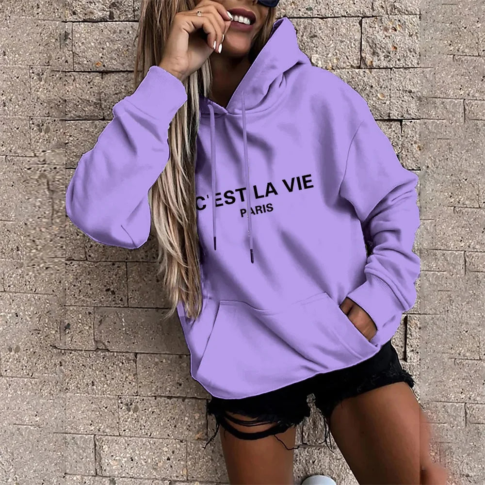 Sweat Oversize Femme – Confort Décontracté