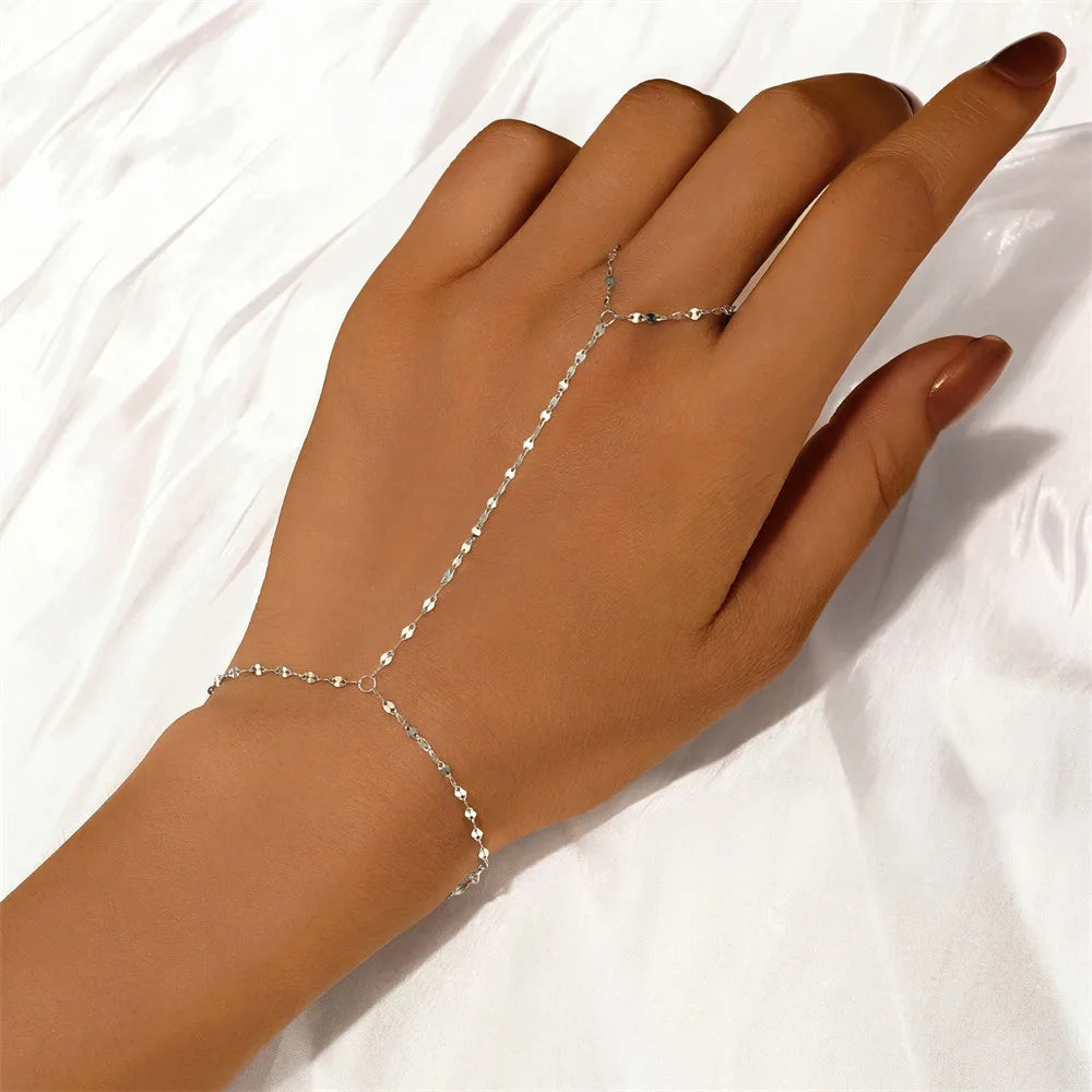 Bracelet Femme Cœur & Étoile en Argent 925