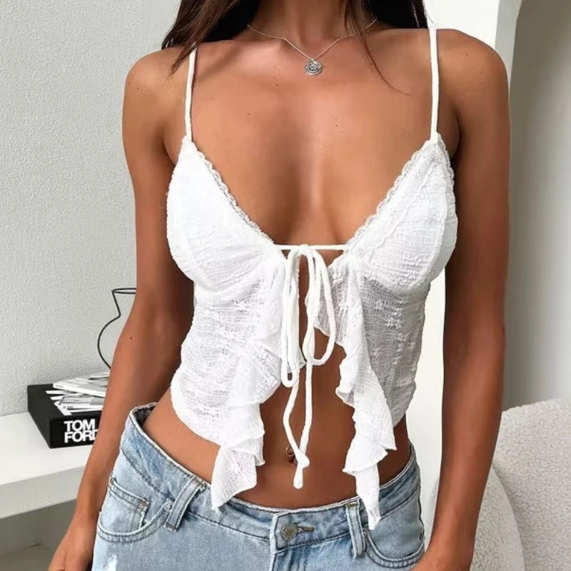 Débardeur Côtelé Femme
